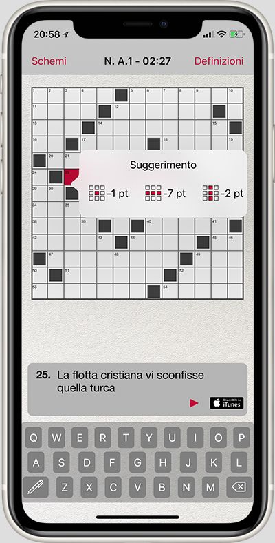 App cruciverba per iPhone, iPad, Android - richiesta di aiuto