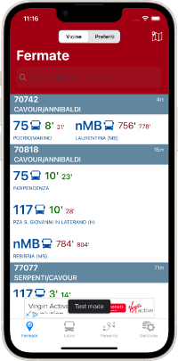 Bus Roma iOS fermate, orari autobus